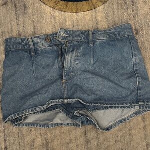 We The Free Vintage-Inspired Blue Denim Shorts